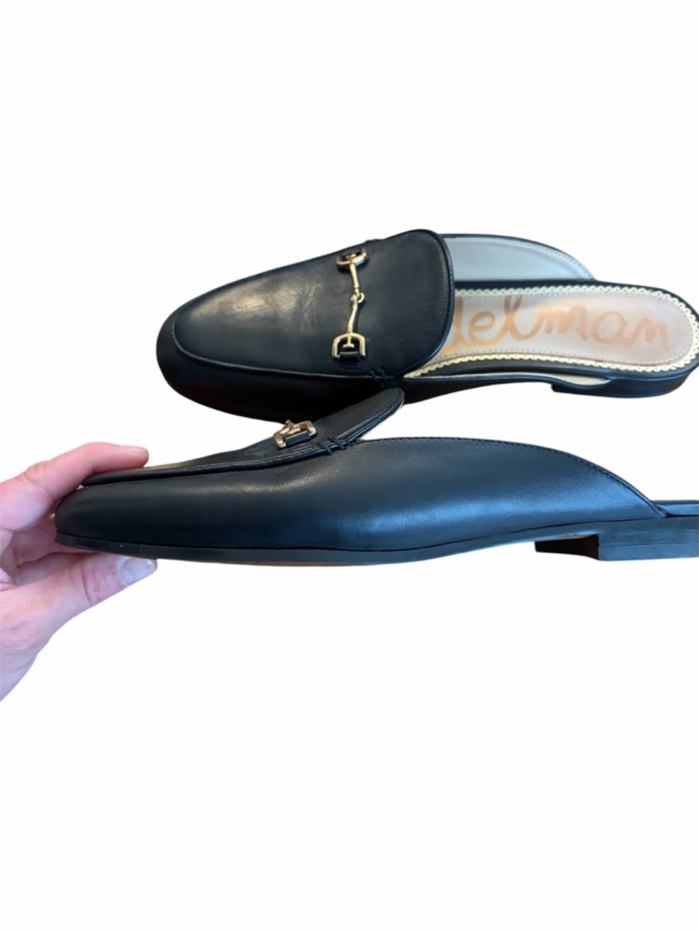 Women’s Black Slip-On Bit Loafers - Picture 5 of 5